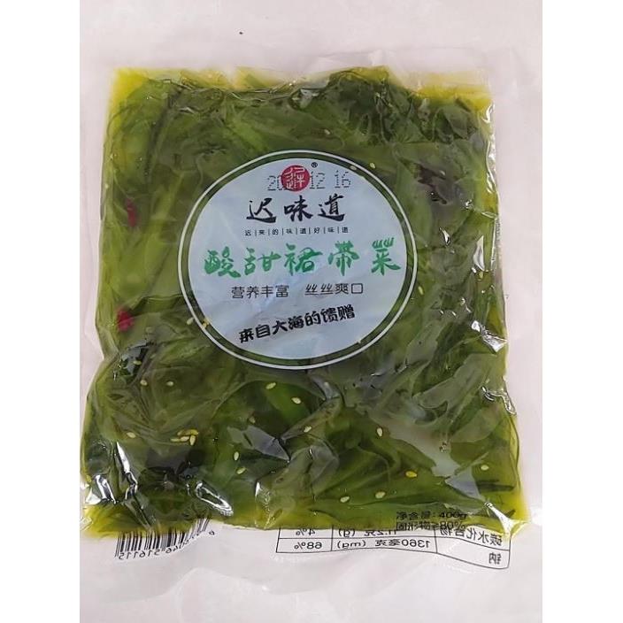 迟味道即食酸甜裙带菜梗丝海藻沙拉香辣海白菜开胃下饭海带小咸菜