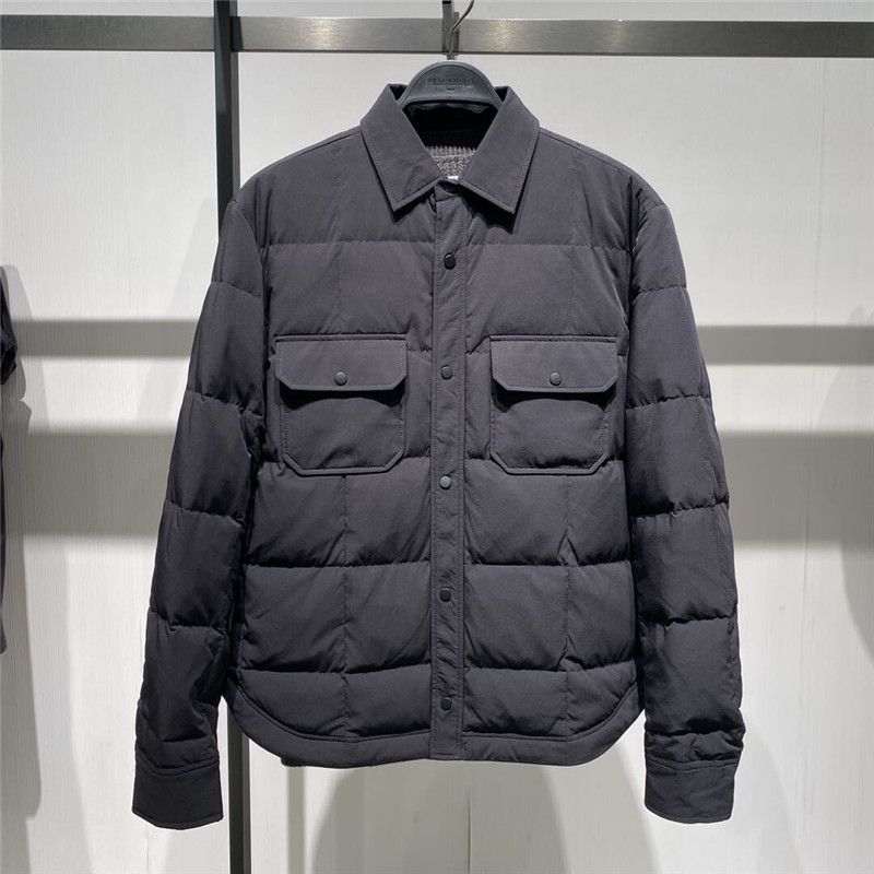 波司豋羽绒服男冬季加厚衬衫领男士外套2022年新款短款翻领冬装轻