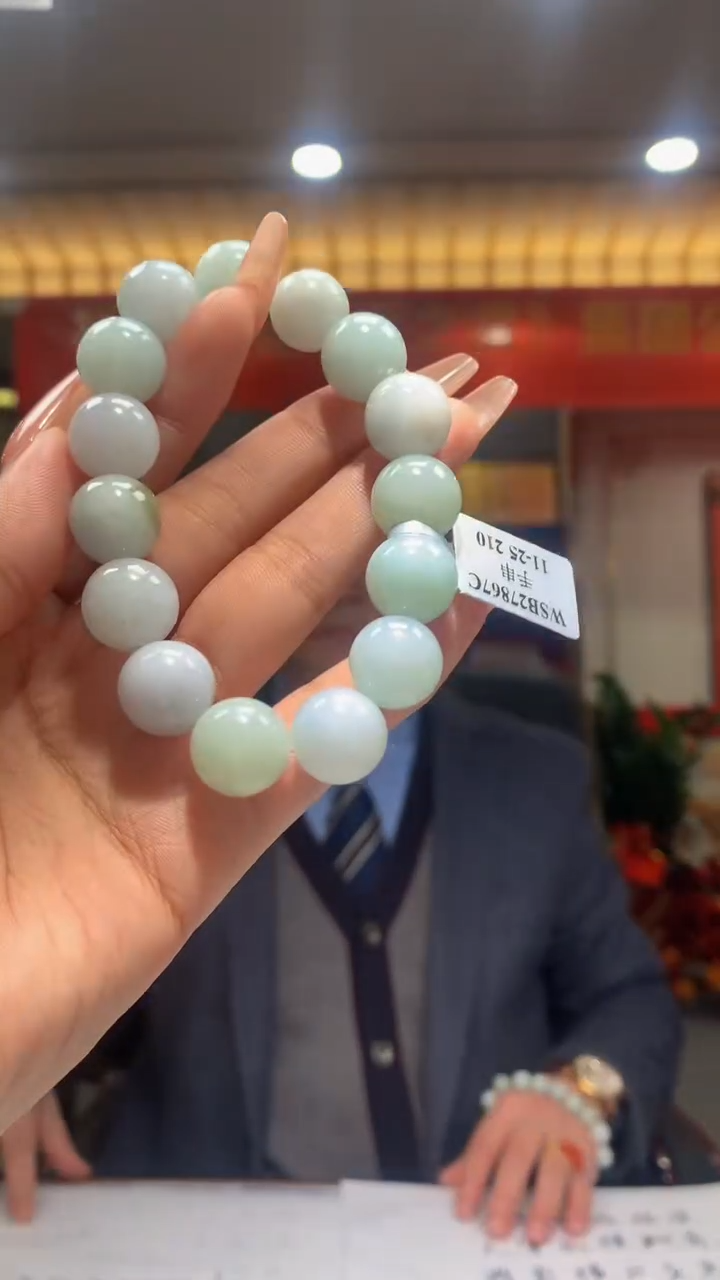 【闪购商品】翡翠颈饰未镶嵌4974kx-6手串