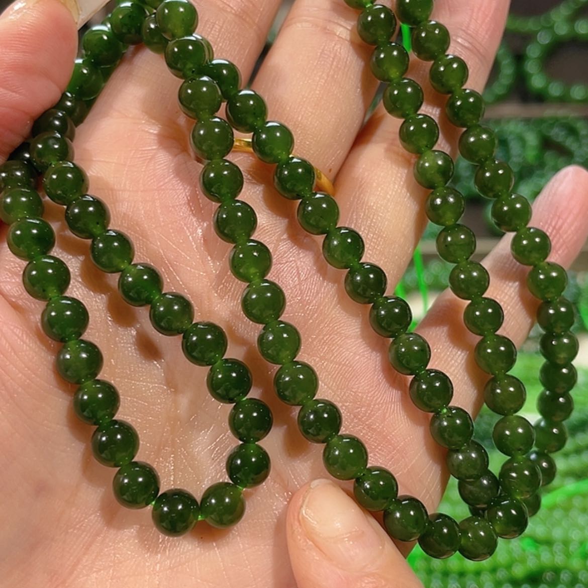 【闪购商品】和田玉（碧玉）颈饰未镶嵌卡6