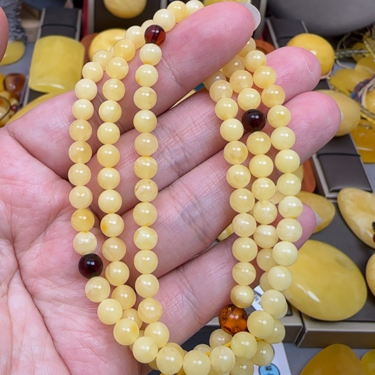 【闪购商品】蜜蜡颈饰未镶嵌
