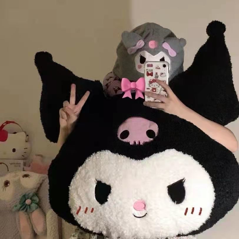【福利包邮】ins少女心美乐蒂抱枕卡通库洛米毛绒玩偶沙发靠枕靠垫