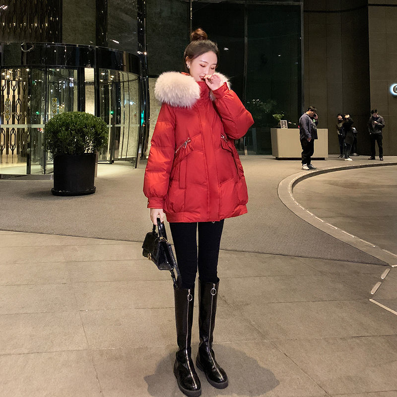 羽绒衣服新款2024羽绒服羽绒服女冬季中长款时尚洋气爆款宽松袄加