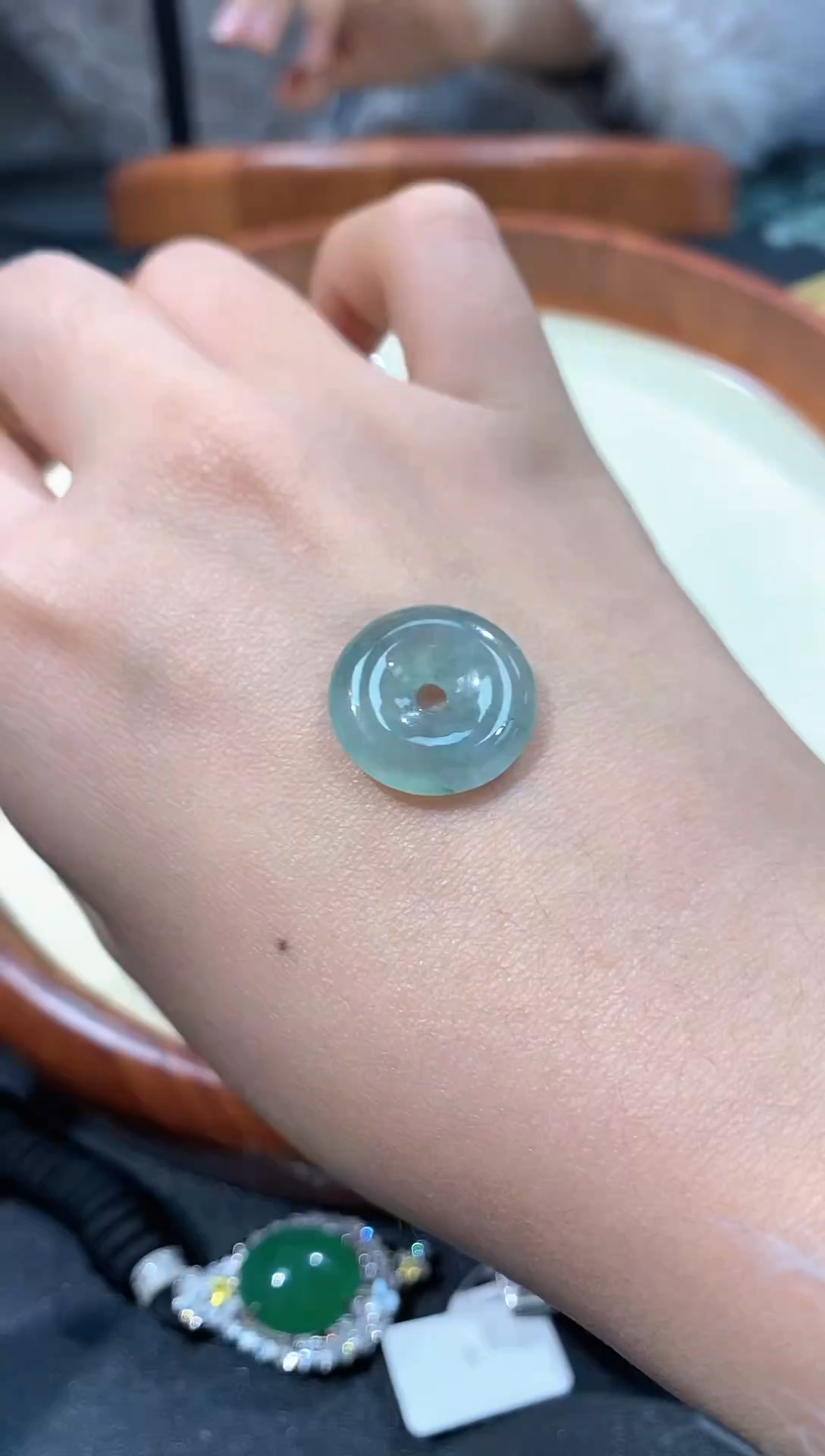 【闪购商品】翡翠颈饰18K金镶嵌颈饰  多样性发其一