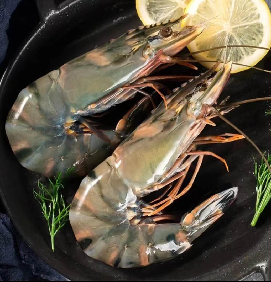 黑虎虾 3斤 活虾速冻 12头/斤 顺丰包邮