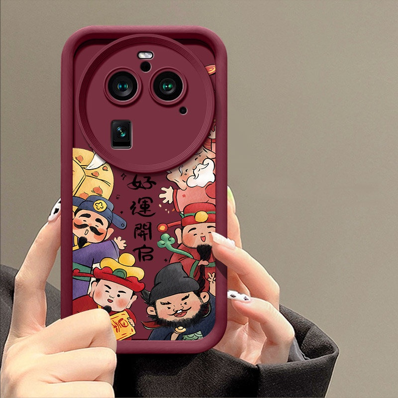 好运开启适用OPPOFindX6Pro手机壳全包高级感硅胶新款女防摔软壳