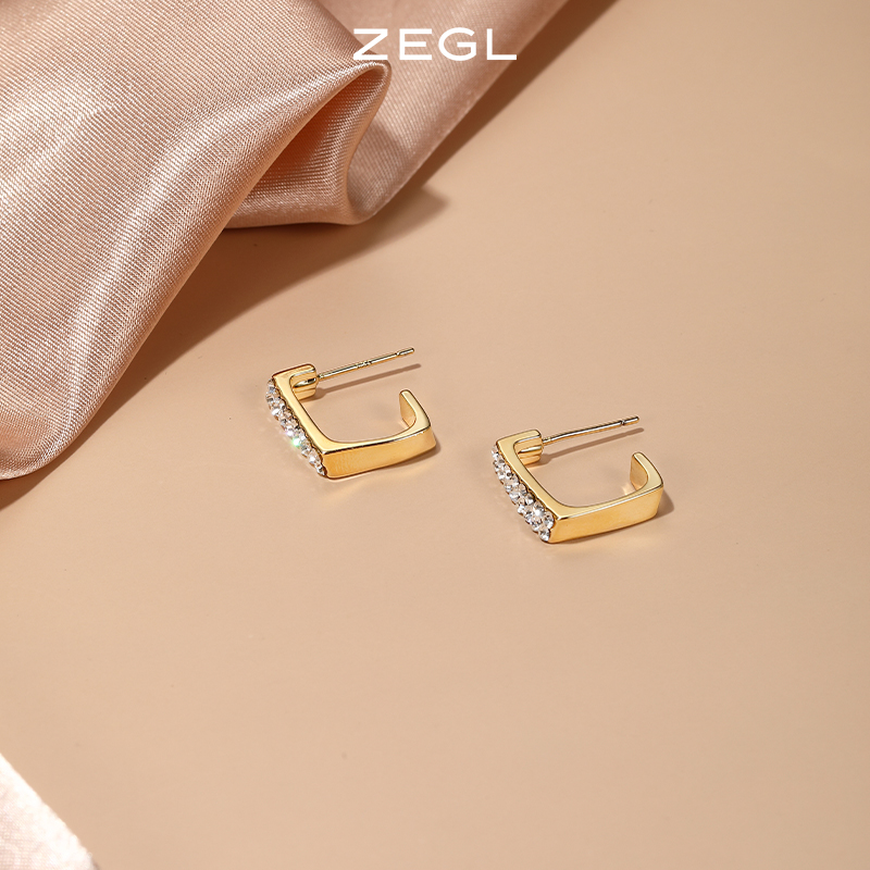 ZEGL【福袋】气质时尚小众百搭耳环
