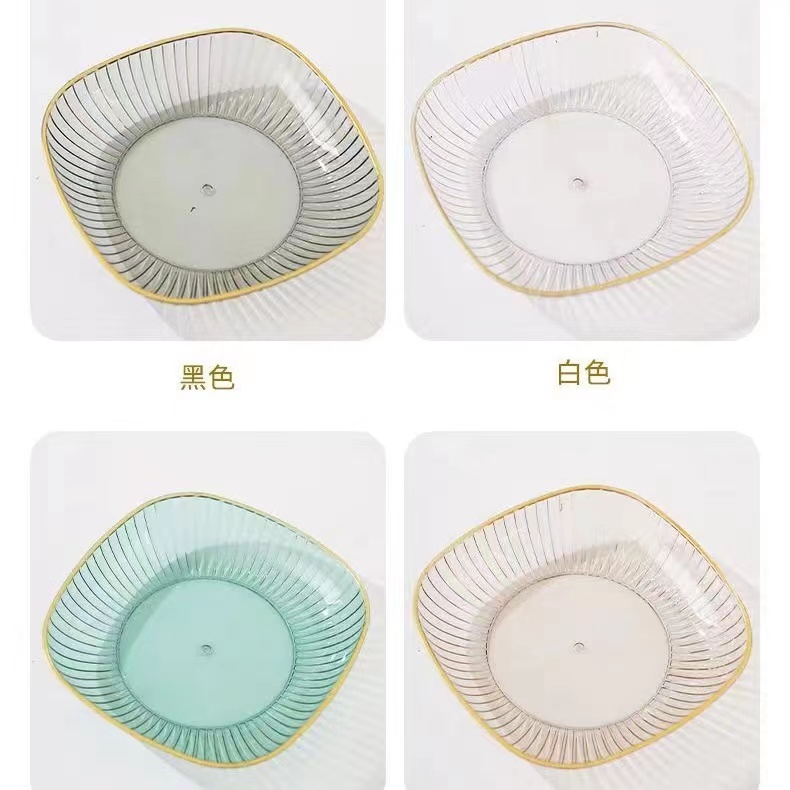 64亗高透条纹15cm盘随机2个 Bu 丨 豆芽 耳套厂家浮力