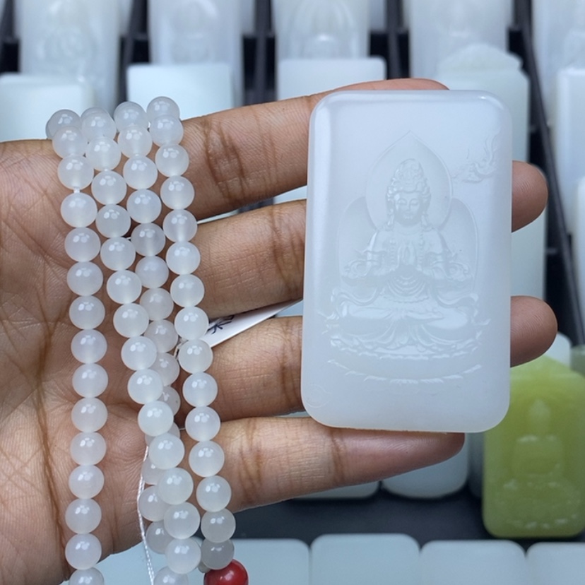 【闪购商品】和田玉颈饰未镶嵌用****4