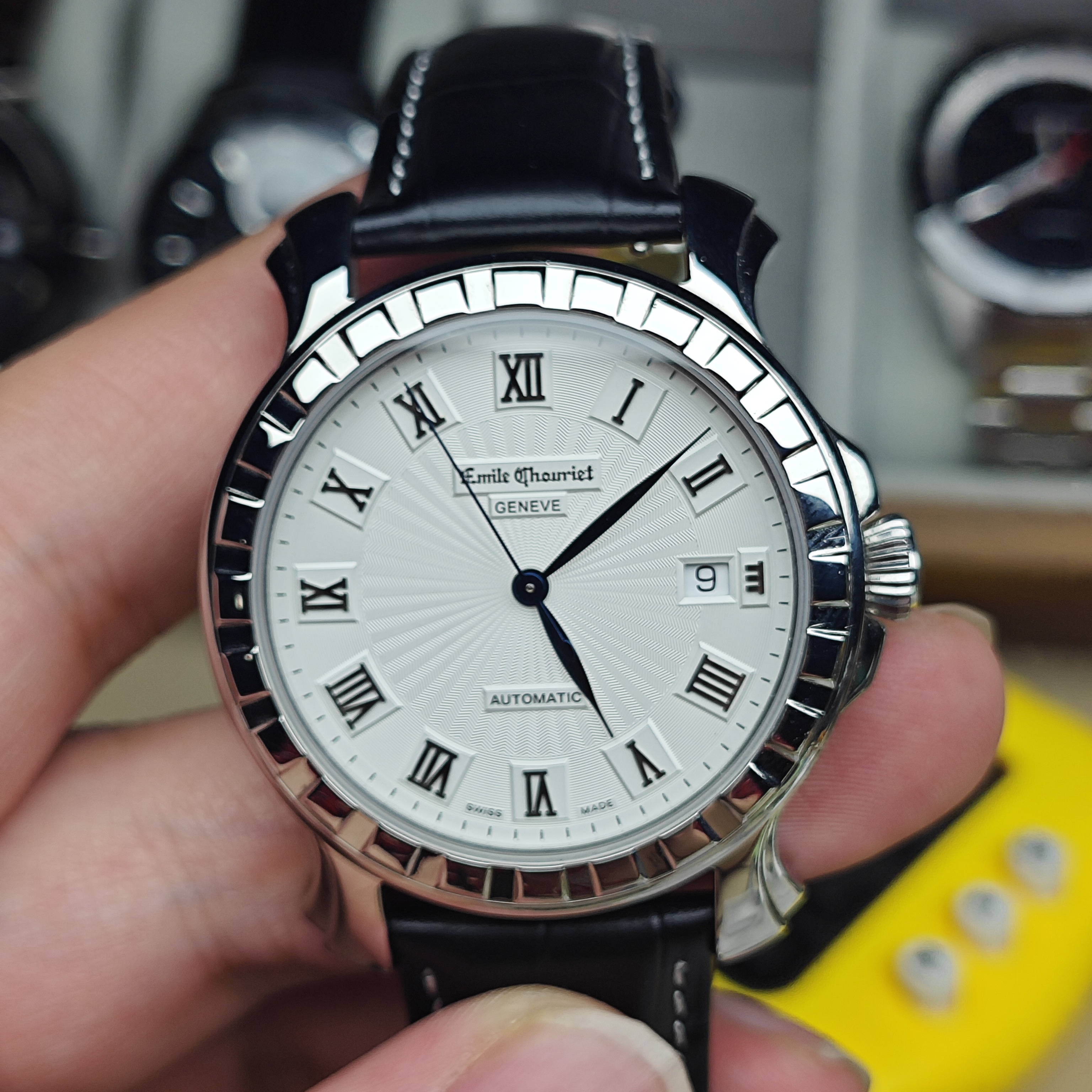 95新 EmileChouriet/艾米龙 时光之翼/40mm/机械/大魔王单表