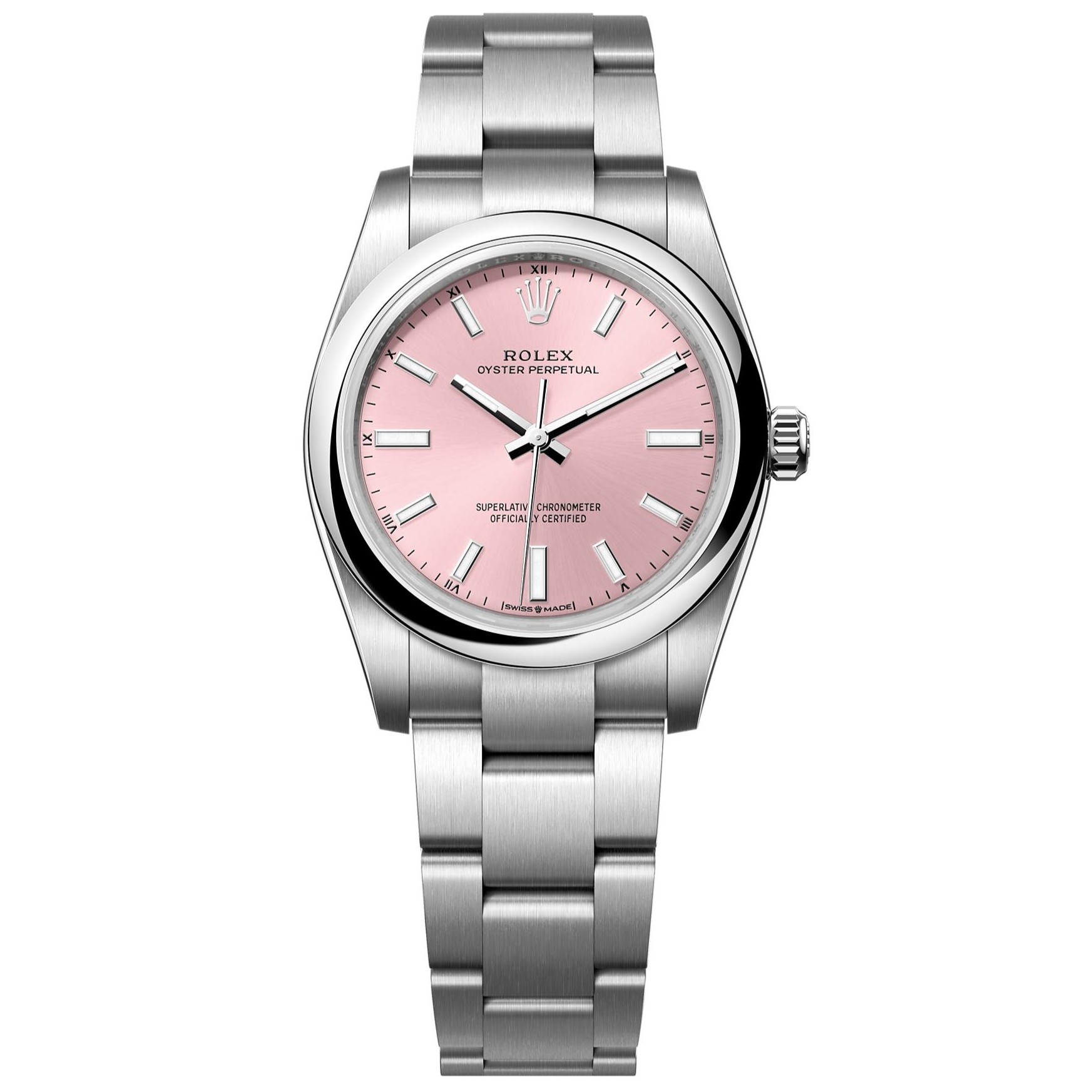 99新 Rolex/劳力士 蚝式恒动系列m124200-0004粉盘腕表/WHT018511