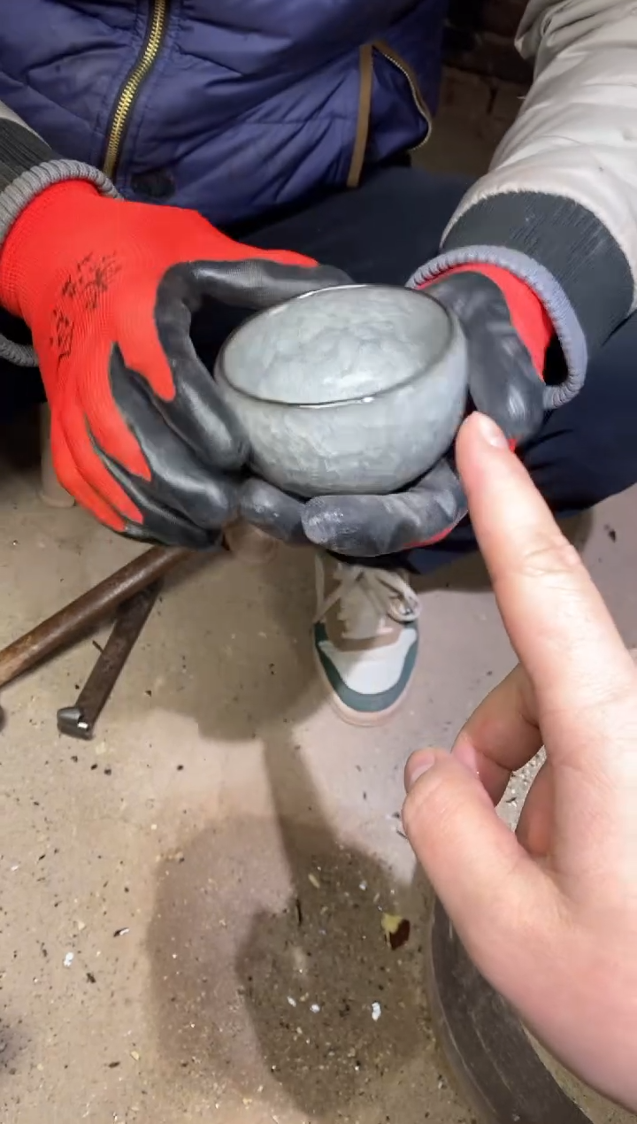 【闪购商品】瓷茶盏|黑冰裂