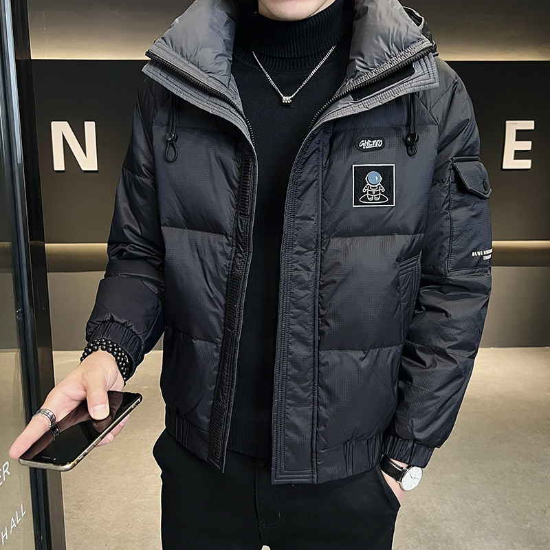 冬季主推男款小宽松连帽宇航员立体面料羽绒衣服外套A230-6927-P1