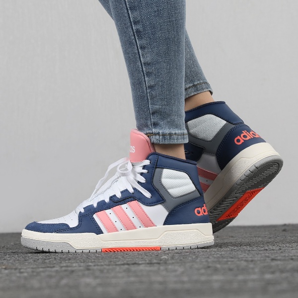 Adidas阿迪达斯板鞋女2023冬季新款学生潮鞋高帮运动休闲鞋EH1451