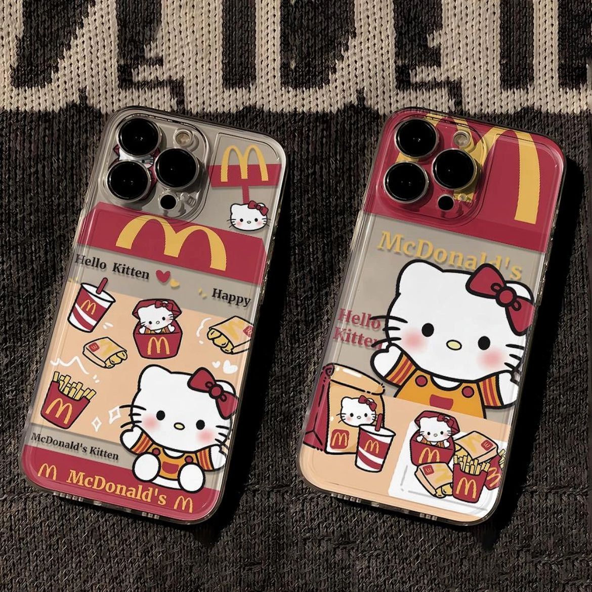 麦门凯蒂苹果15手机壳iPhone14ProMax女13/12/11/xr/X软壳8p全包7