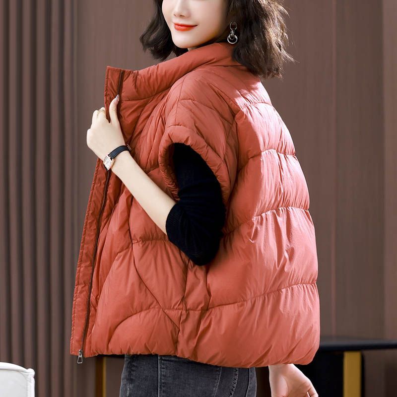 波司豋2023冬季新款时尚羽绒服服马甲女减龄立领马夹显瘦保暖背心