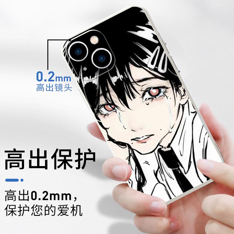 东山小红手机保护壳小米14华为mate40电锯人iPhone14promax12动漫
