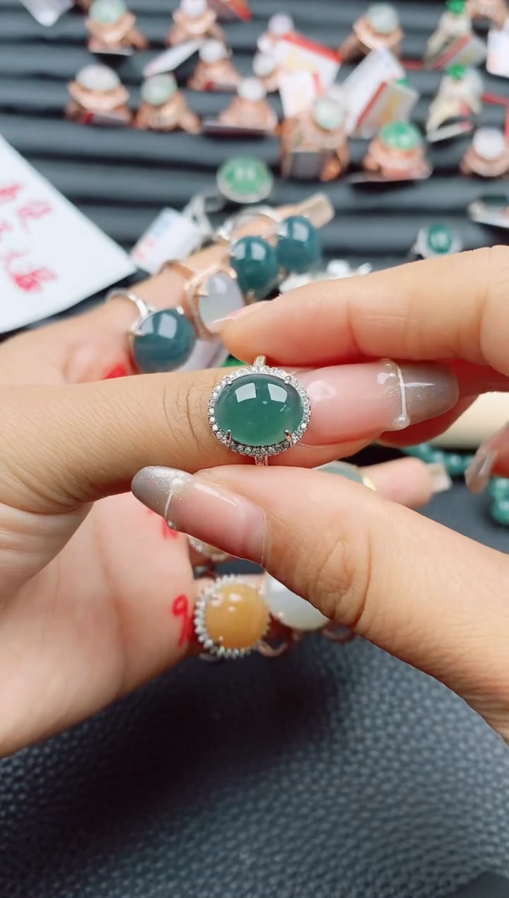 【闪购商品】翡翠珠宝奇石银S925镶嵌1