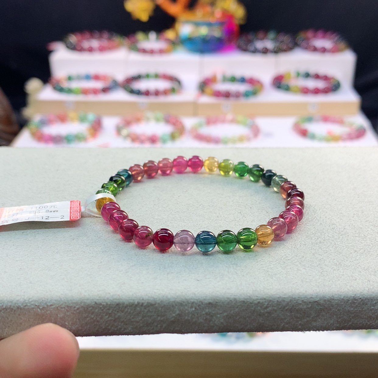 【闪购商品】碧玺手链未镶嵌5.8