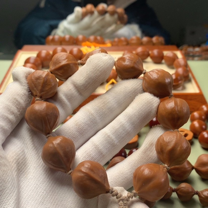 【闪购商品】橄榄核手串梁*白2.0百万水晶