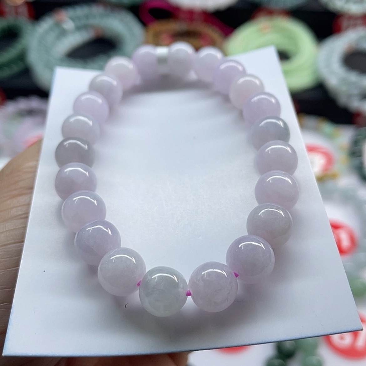【闪购商品】翡翠手链未镶嵌卡9
