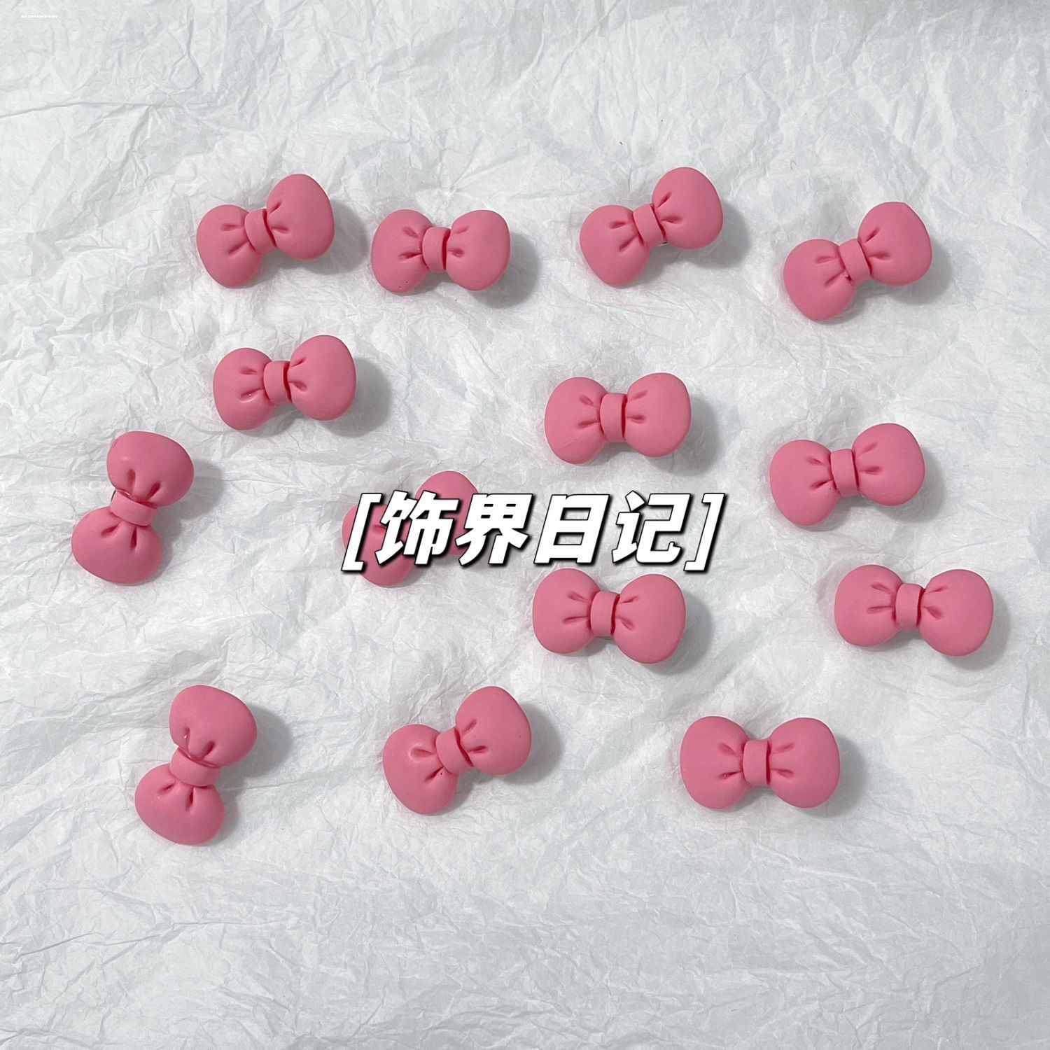 配饰迷你蝴蝶结粉色哑光卡夹发夹可爱学生装饰小众彩色少女新款