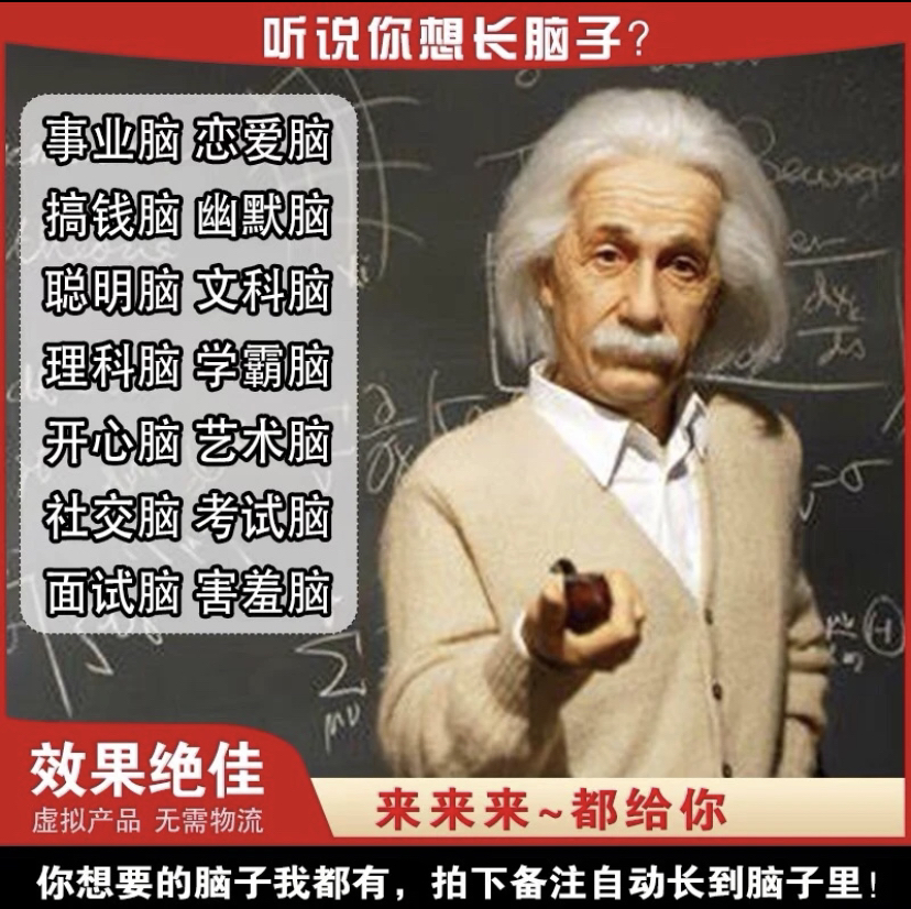 大学生专用大脑（爱因斯坦）买下自动植入