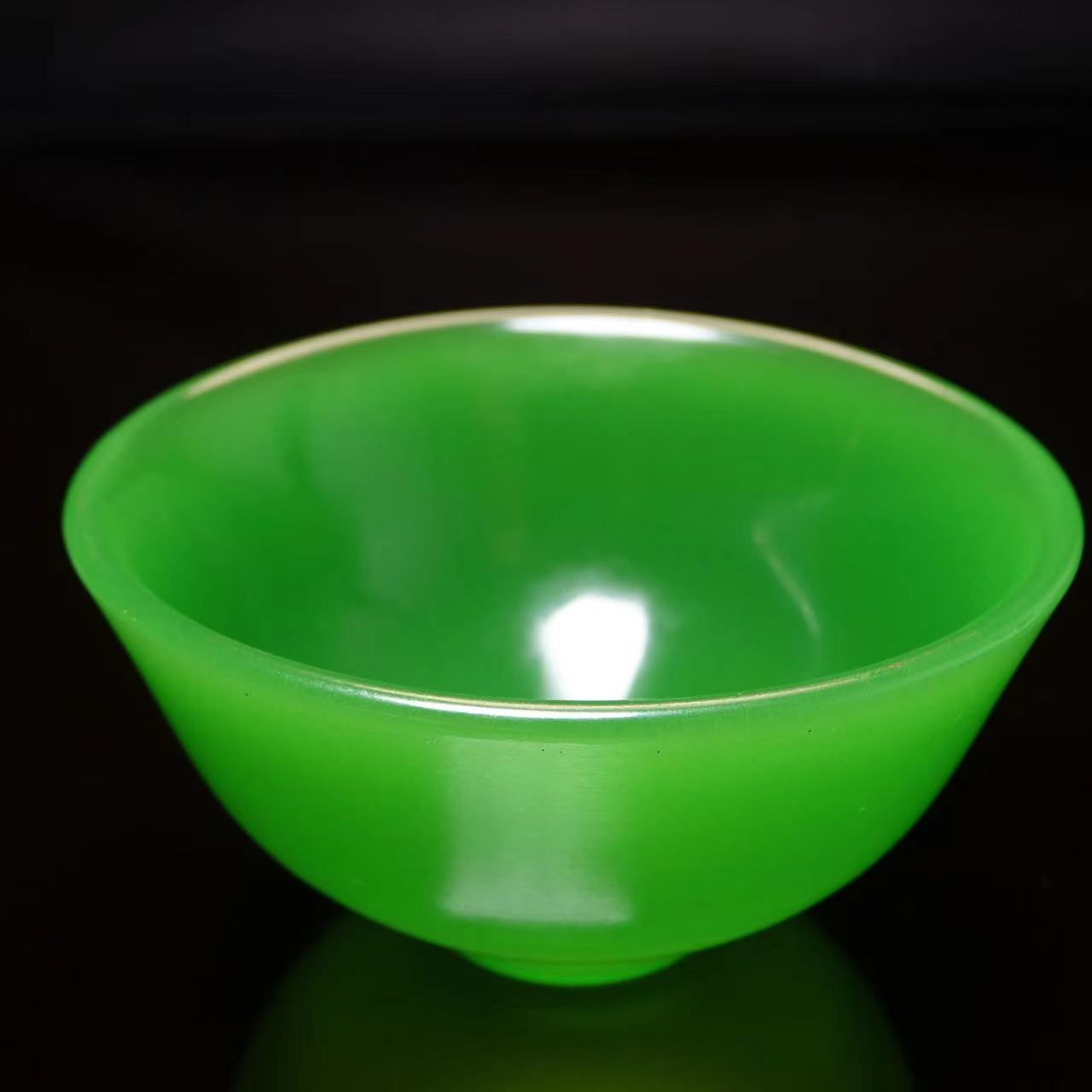 非金属手镯 珍藏品深绿杯子
