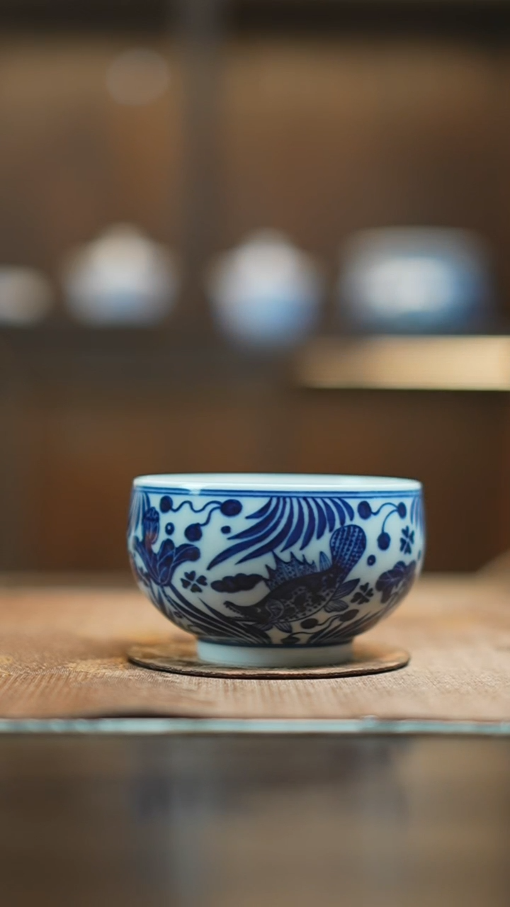 【闪购商品】陶瓷杯鱼藻杯