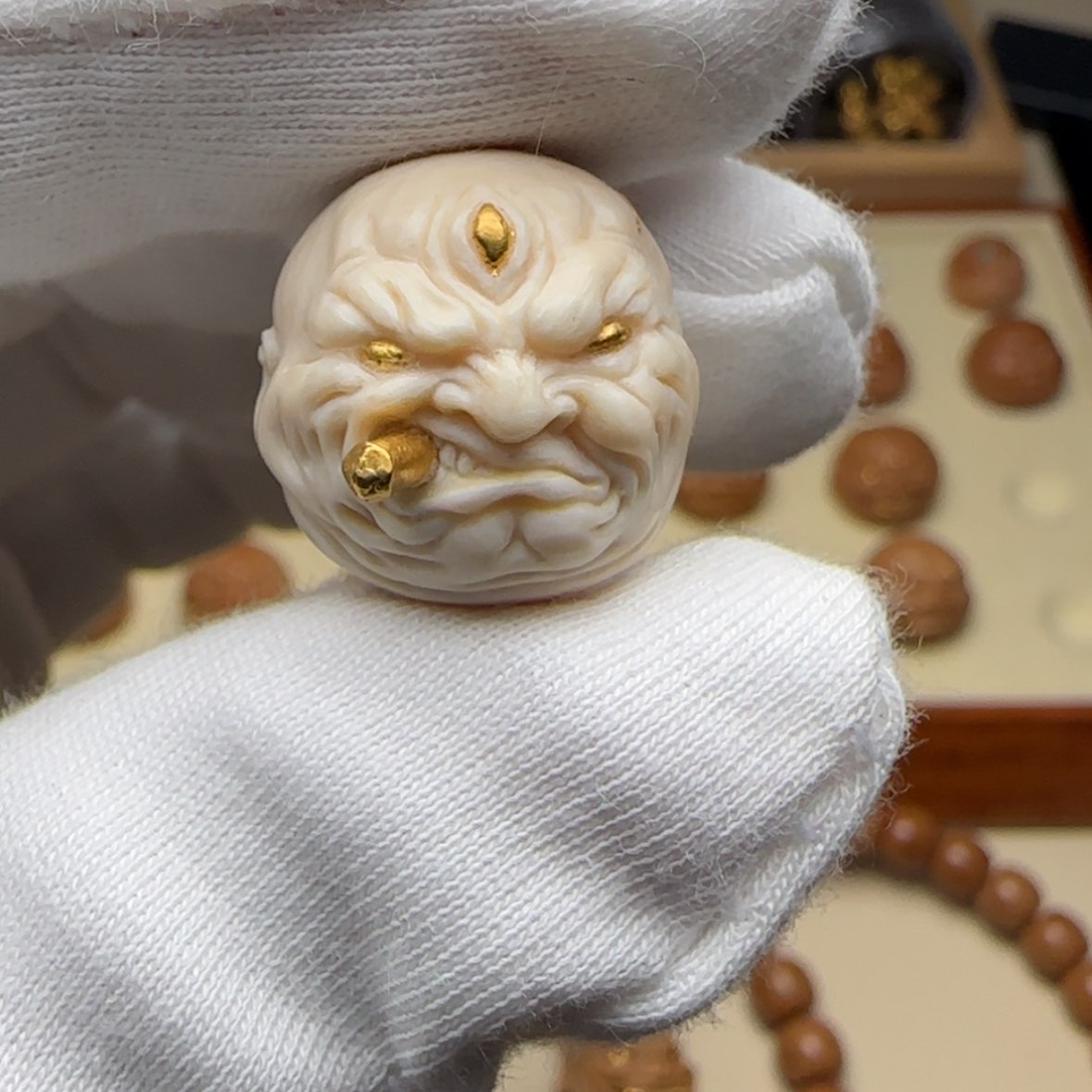 【闪购商品】猴头核桃手串Z****W