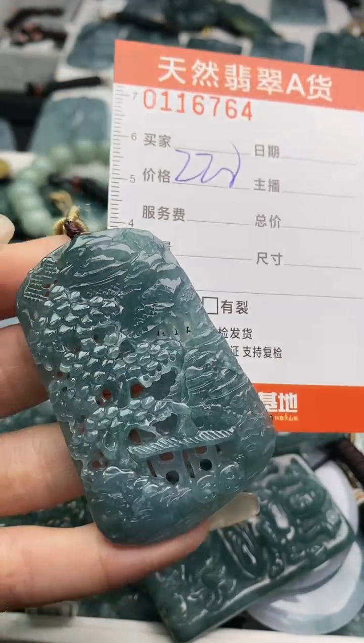 【闪购商品】翡翠颈饰未镶嵌6764