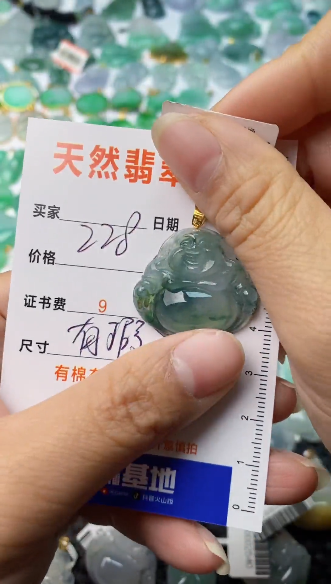 【闪购商品】翡翠颈饰18K金镶嵌1