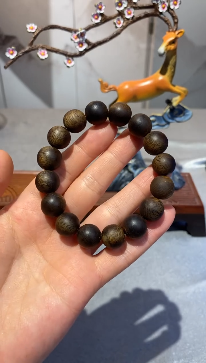 【闪购商品】沉香手串白琪沉水单圈Q1268268