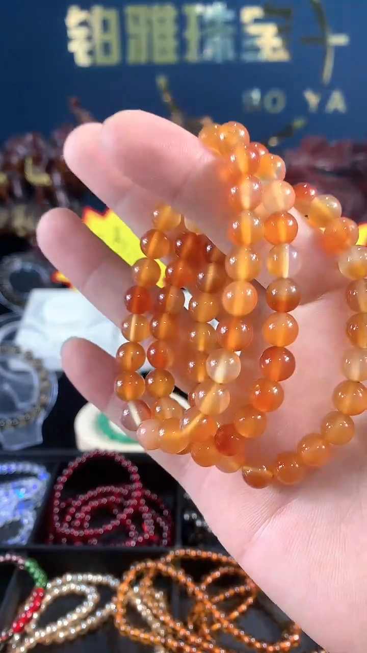 【闪购商品】水晶手链未镶嵌黄色玛瑙