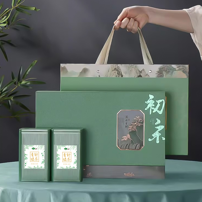 品质手工采摘绿茶云南春茶青针雀舌单芽绿茶滋味鲜爽甘甜罐装采摘