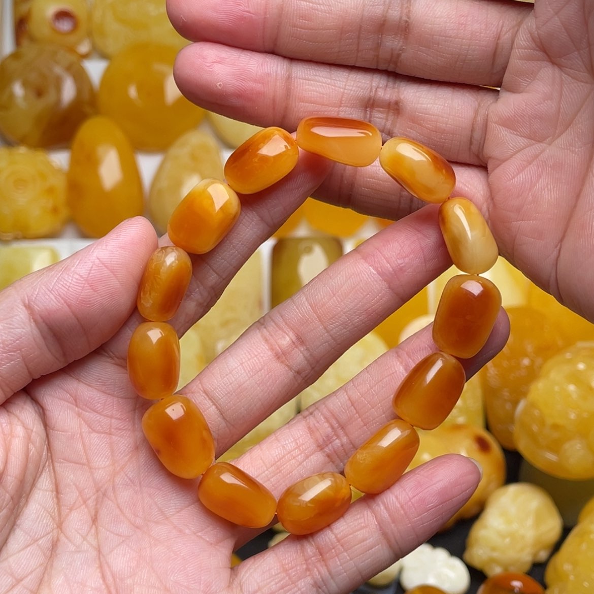 【闪购商品】蜜蜡手链未镶嵌