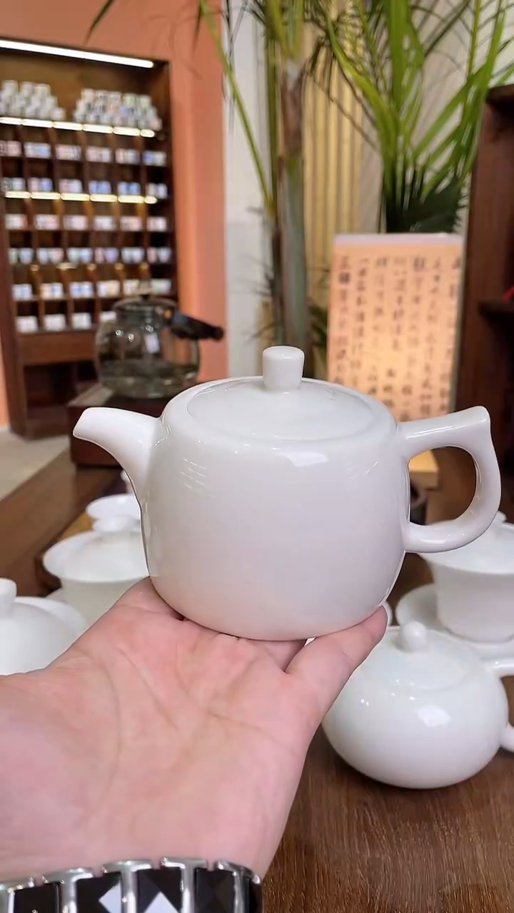 【闪购商品】瓷上釉井栏壶