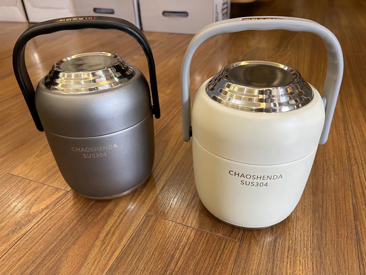 304不锈钢真空保温饭桶饭盒带饭保温桶学生上班族便当提锅1600ml