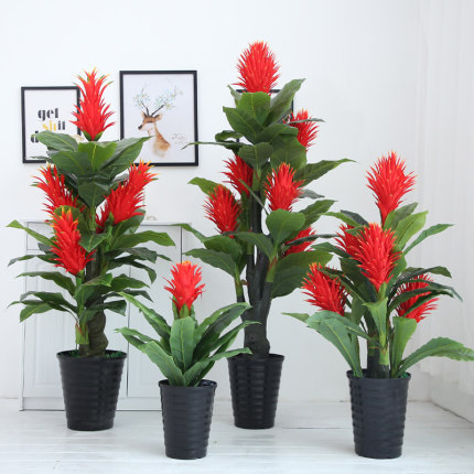 发财树绿植假树仿真植物盆栽大型客厅落地室内装饰摆件塑料花盆景