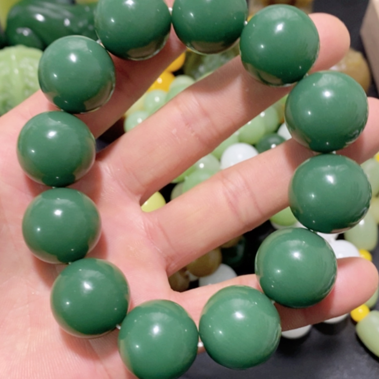 【闪购商品】和田玉（糖玉）手链未镶嵌