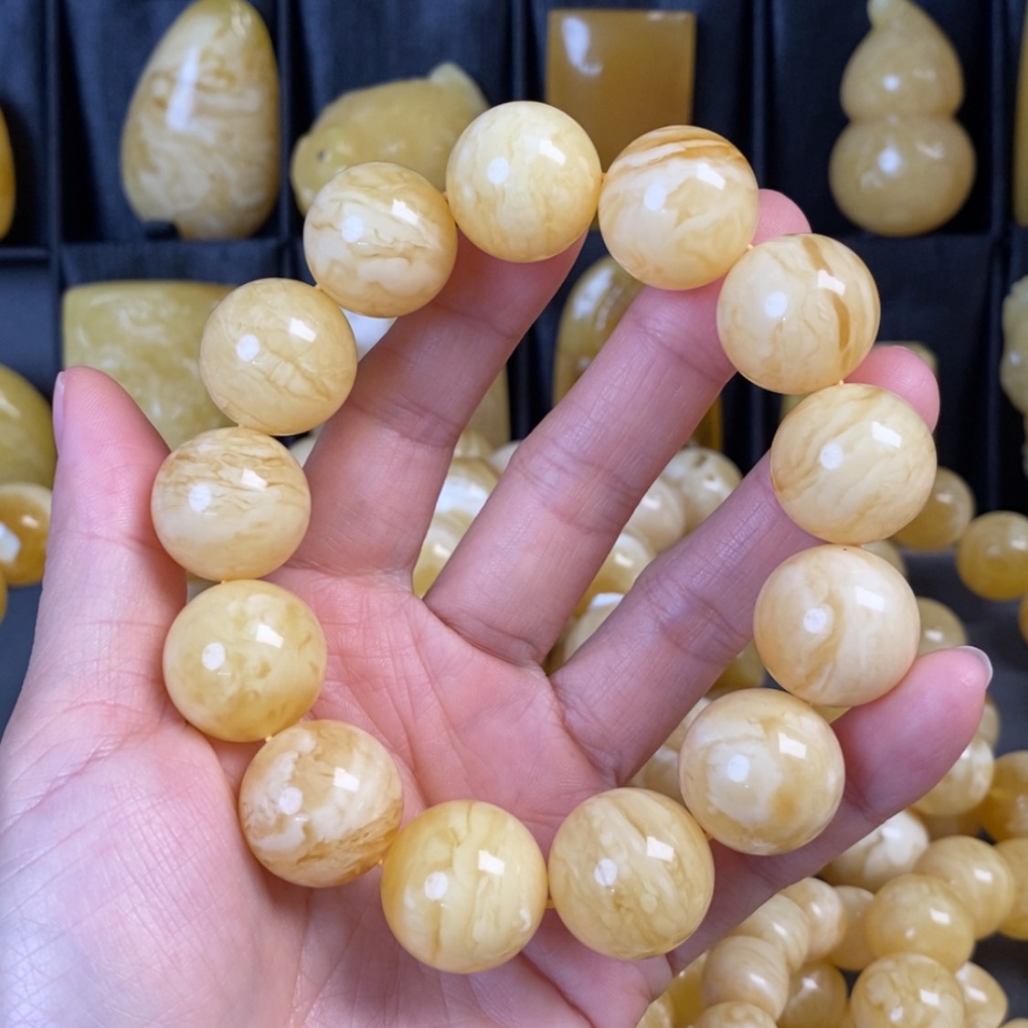 【闪购商品】琥珀手链未镶嵌