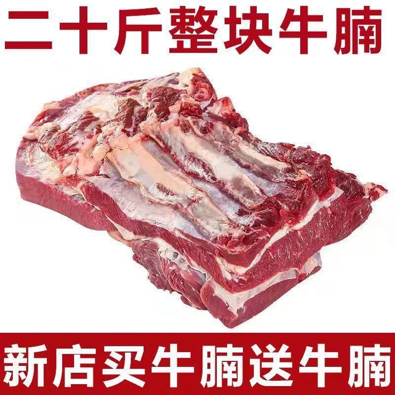 大块原切十斤牛腩新鲜散养黄牛批发五斤冷冻正宗商用牛肉调理一整