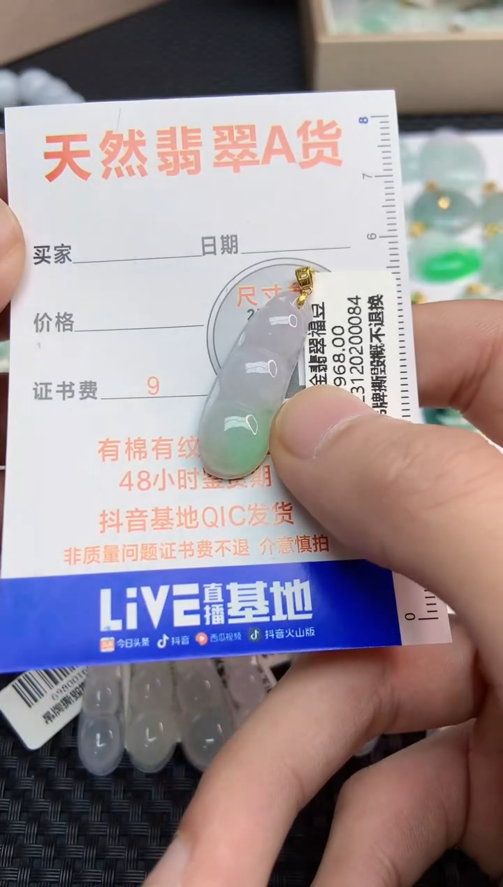 【闪购商品】翡翠颈饰18K金镶嵌范范