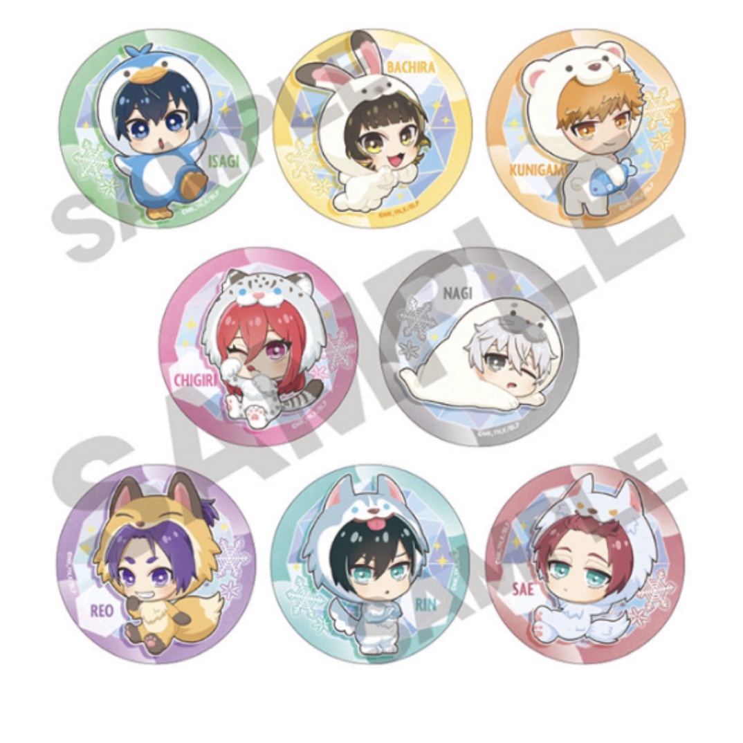 蓝色监狱极地动物Q版徽章 代拆 未成年禁止下单