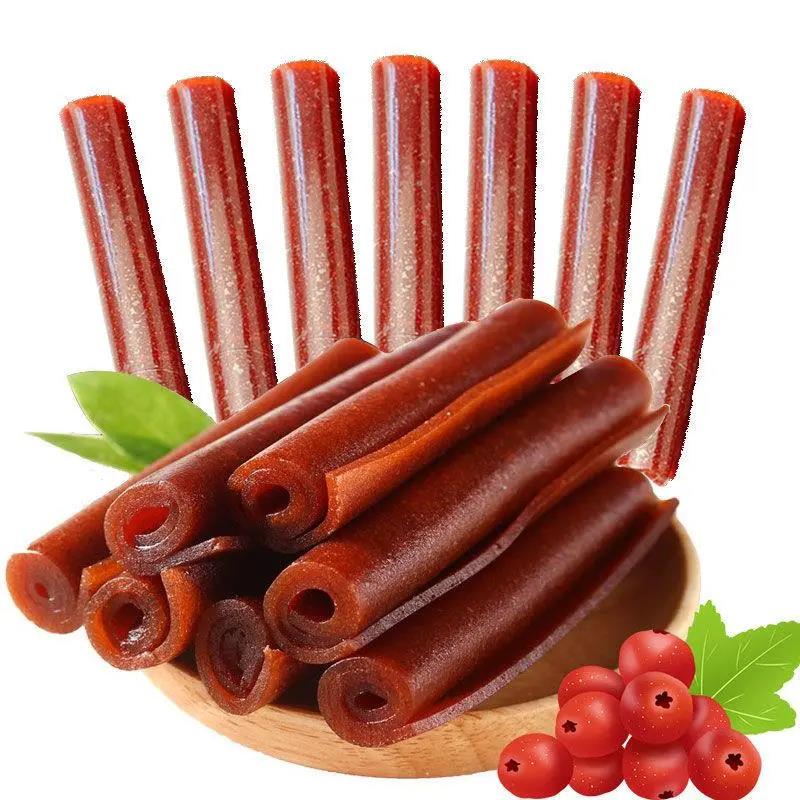 果丹皮山楂卷蜜饯脯小时候老式果丹皮京卷儿童零食散装山楂条250g