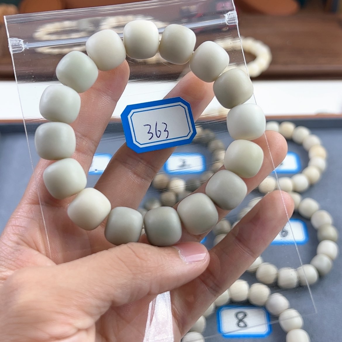 【闪购商品】菩提根/象牙果手串阿***咔编号363