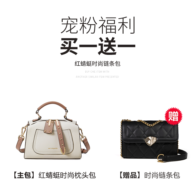 REDDRAGONFLY/红蜻蜓新款通勤百搭时尚水桶包包yl