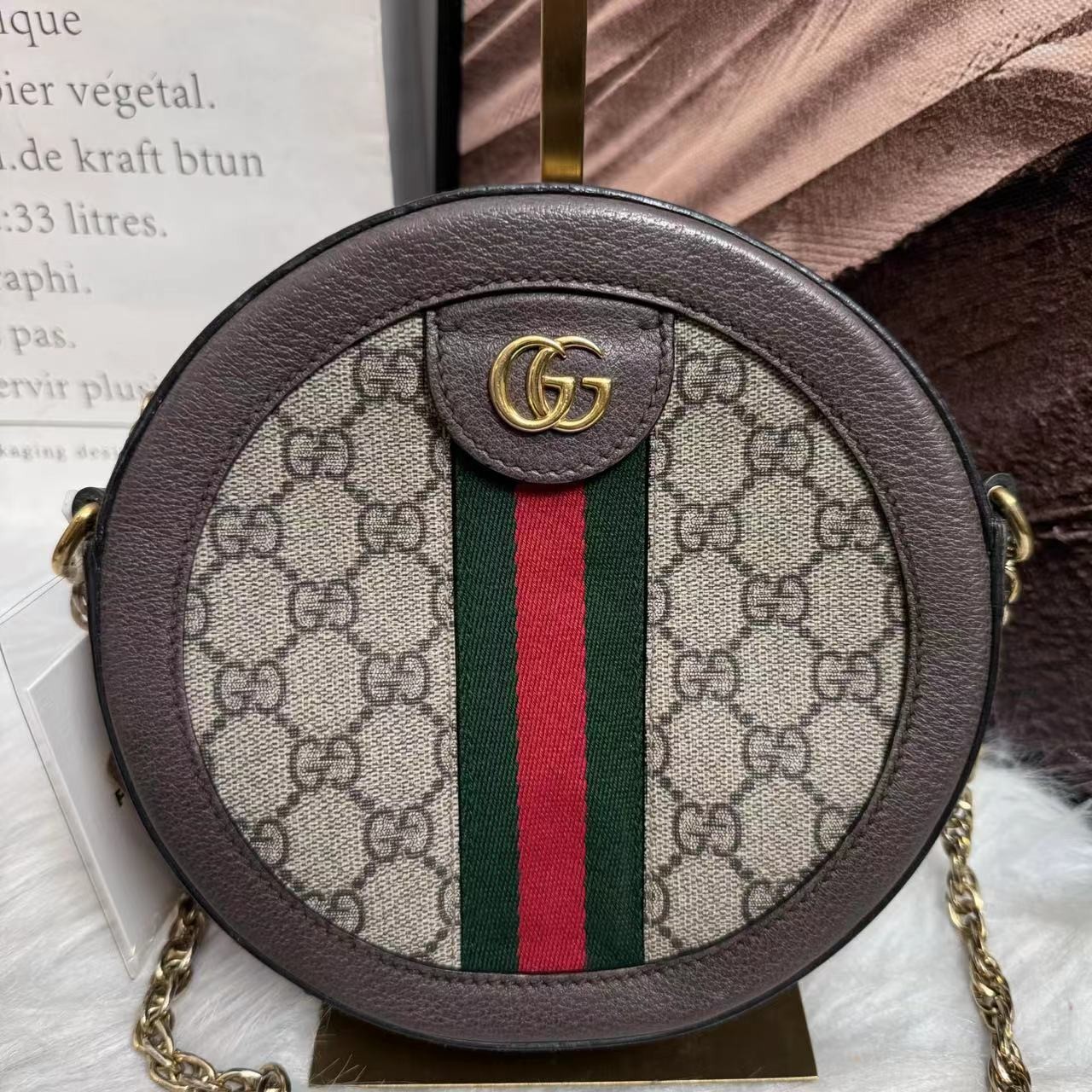 95新 GUCCI/古驰 /伊一/95/10276/单肩包/