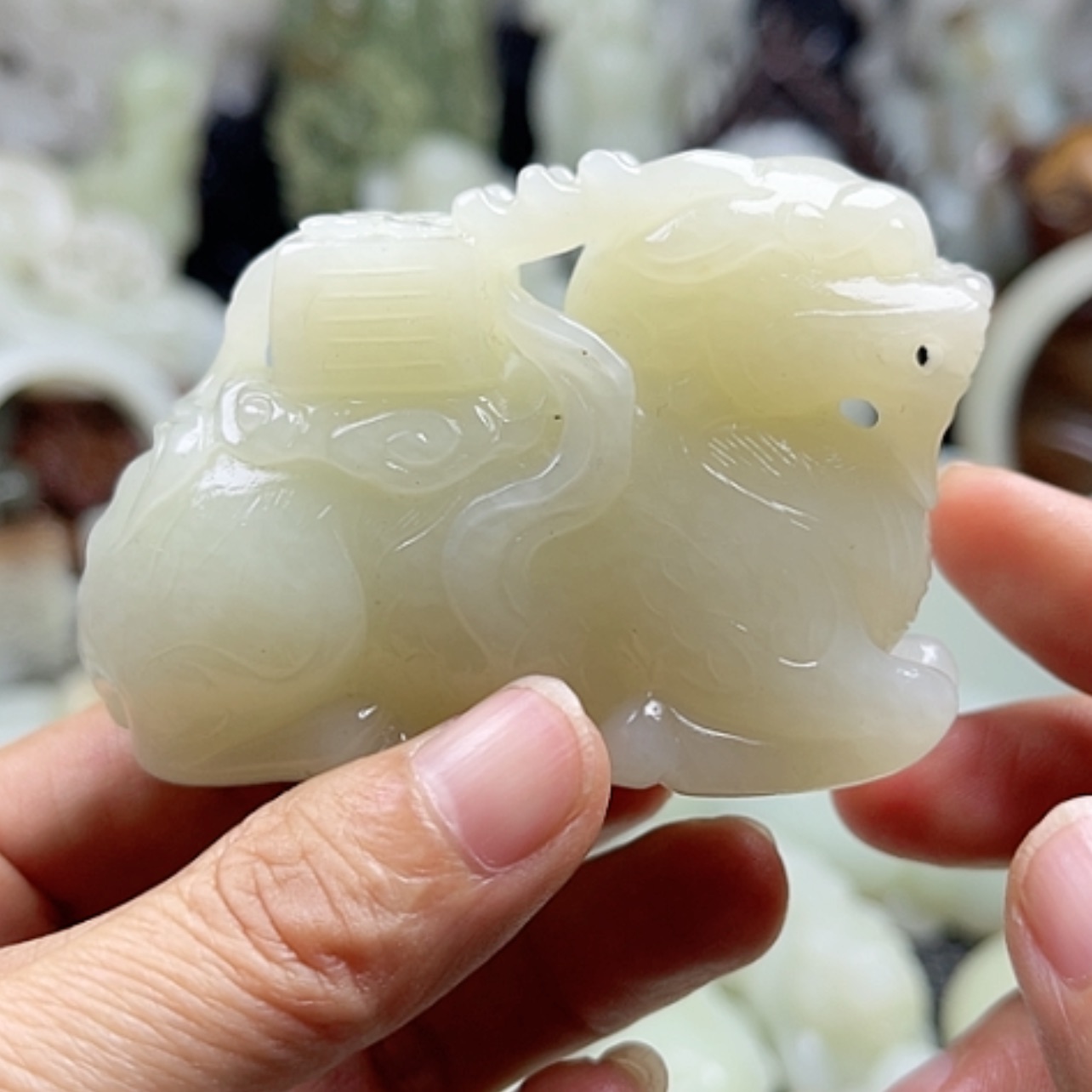 【闪购商品】和田玉（糖玉）挂件未镶嵌大***杰