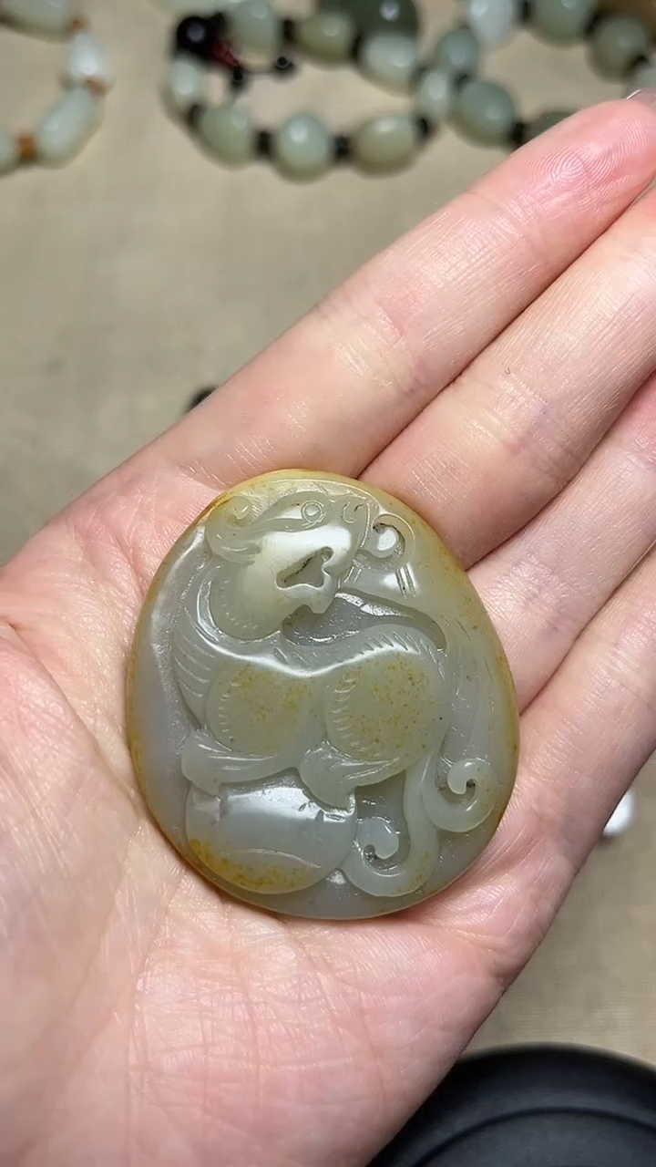 【闪购商品】和田玉（糖玉）颈饰未镶嵌1